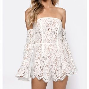 Angelica Off Shoulder Romper